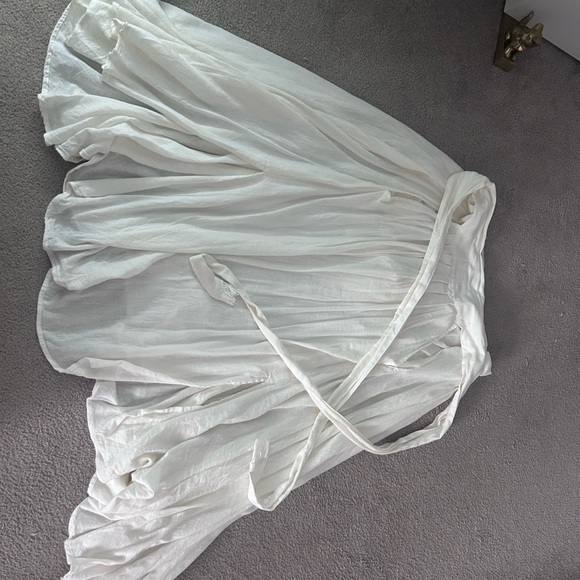 Free People Cream Maxi Skirt - Picture 3 of 4